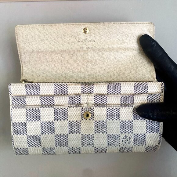 Louis Vuitton Damier Azur Sarah Wallet CA1049 - Picture 4 of 14